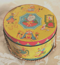 VINTAGE, TOFFEE TIN, NURSERY