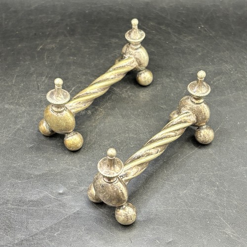 Knife rests pair silver - rests,