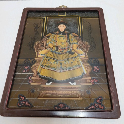 Chinese reverse painting - reverse,