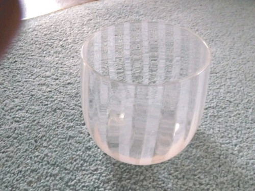 Venetian glass vase with - venetian,