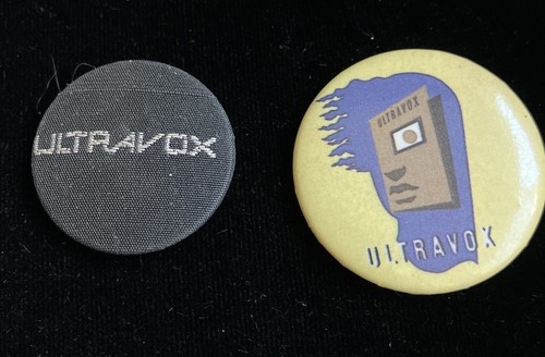 Ultravox pin vintage 80s - vintage,