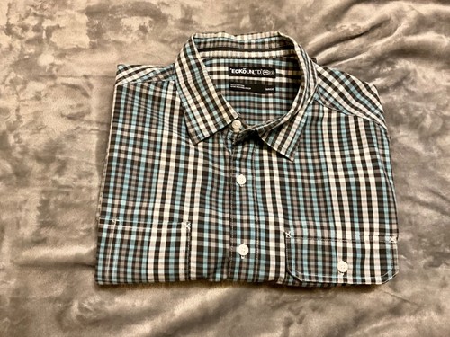 Mens large checked long - mens,