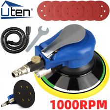 6" Air Random Orbital Sander Detail Palm Hand 150mm For Wood Plaster &Metal Tool