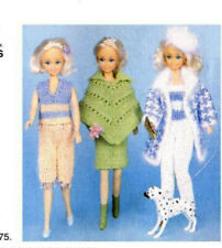 Knitting pattern copy 0304.  Dolls clothes outfits for Barbie Sindy etc
