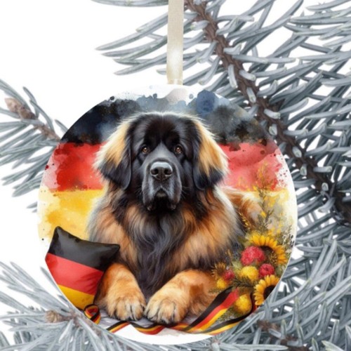 Leonberger dog hanging - leonberger,