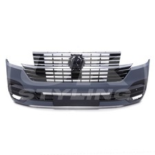 PRIMED COMPLETE FRONT BUMPER KIT HIGHLINE STYLE FOR VW TRANSPORTER T6.1 2019+
