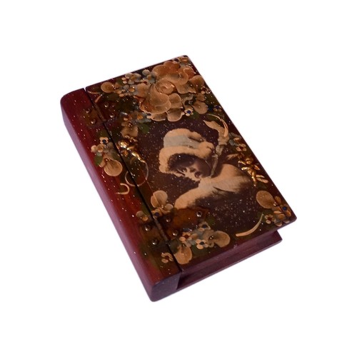 Antique style wooden book - antique,