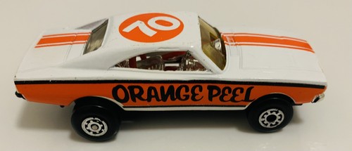 Matchbox dodge charger orange - charger, 'orange