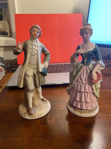 Multicoloured victorian couple - victorian,