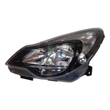Vauxhall Corsa D 2013 Facelift Models Headlamp Left Side Black 95515469