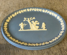 Wedgwood Blue Jasperware Oval