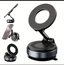 Vacuum Magnetic Suction Cup Phone Holder Car Mount Bracket For iPhone Samsung
