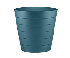 Zuvo Waste Paper Basket Dust Bin 5L Wave Design Plastic For Office &Bedroom USED