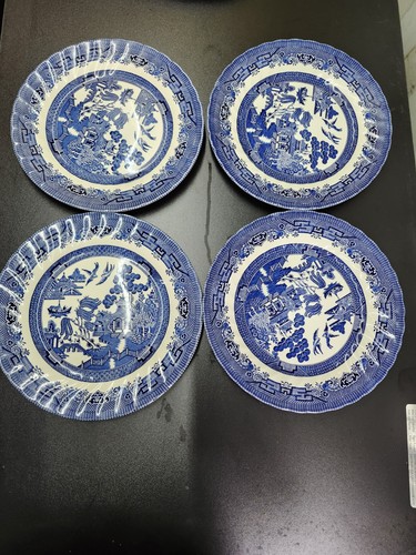 Royal wessex blue willow swirl - royal,