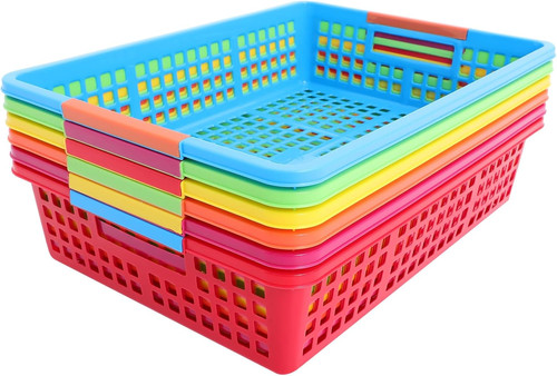 Plastic storage basket - plastic,