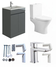 600mm Vanity Unit with CC Pan