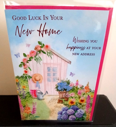 New home greeting - new, card