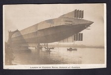 RPC LAUNCH OF VICKERS NAVAL AIRSHIP AT BARROW -- NO.1 ? 1911 (MAYFLY)