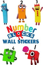Numberblocks Wall Stickers (A5-A0)