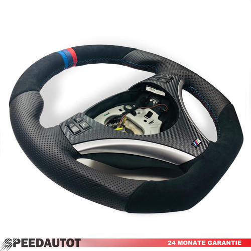 Flattened leather steering - flattened,