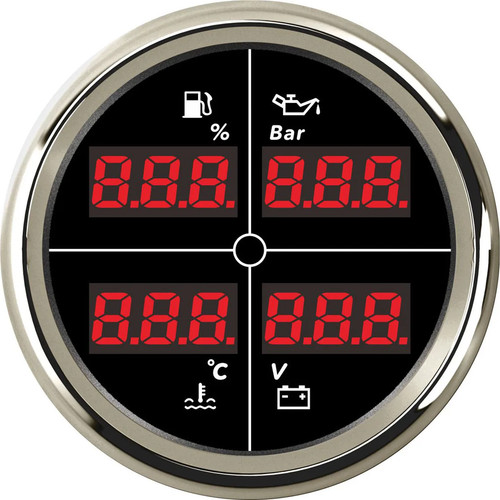 52mm 4in1 gauge car - gauge,