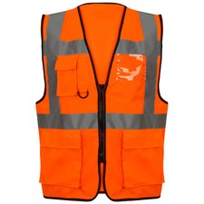 EXECUTIVE HI VIS VIZ VEST HIGH
