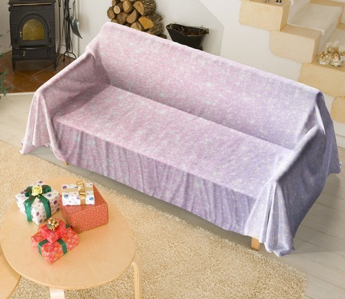 Purple a3805 sofa cover - 3d,