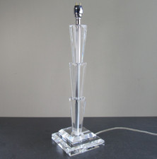 Large Glass Glass and Chrome