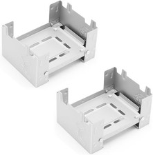 2 Pack Solid Fuel Stove Portable Compact Mini Foldable Alcohol Spirit Wax