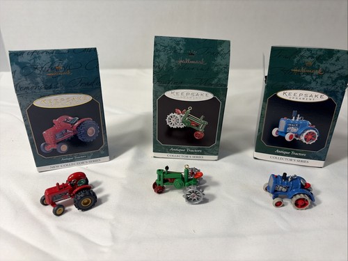 Hallmark miniature tractors - hallmark,