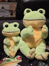Ty Beanie Snapper Frog Soft Toy Set Of 2 11 Inch And 7 Inch