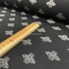 Black Cotton Linen Blend