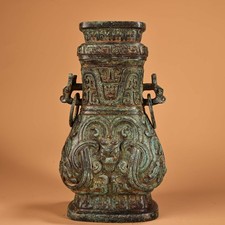 Old bronze animal pattern - bronze,