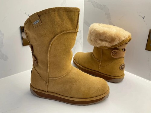 Emu suede leather sheepskin