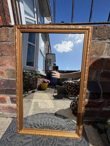Vintage gold gilt wood - gilt,