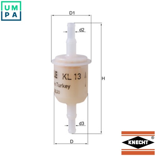 Fuel filter for - for, skoda