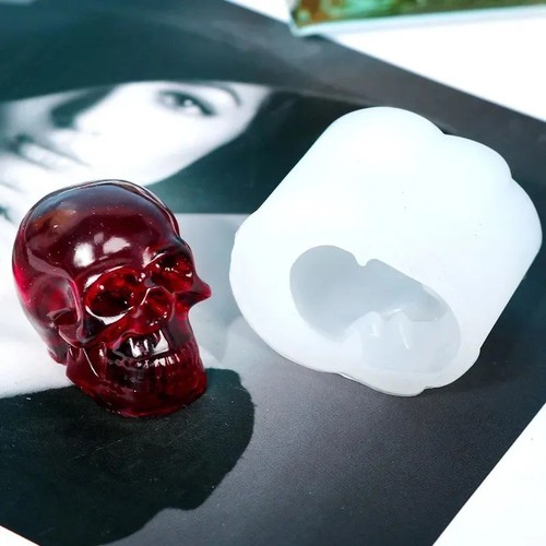 Resin mold silicone skull - silicone,