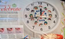 CHRISTMAS CHARTS ONLY Simple Christmas Themed Clock Cross Stitch Pattern