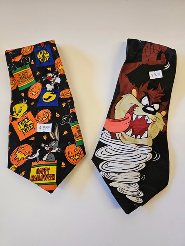 Looney tunes ties - looney, taz