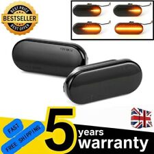 2x Ford Fiesta Mk6 02>08 Dynamic Indicator LED Sequential Smoked Side Repeaters