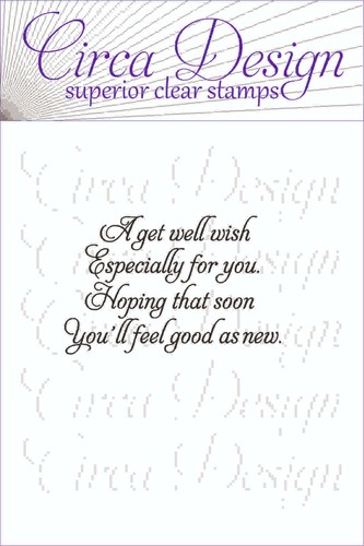 Clear unmounted get well - unmounted,