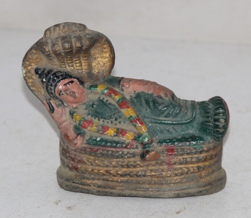 Vintage terracotta god - god, vishnu