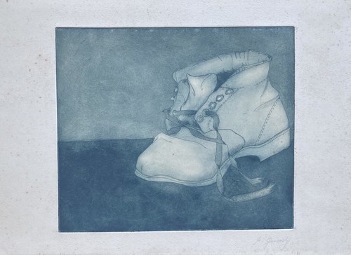 Aquatint etching open
