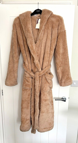 Women beige fleece - m&s,