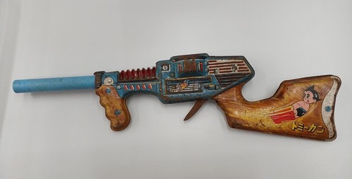 Astro boy tommy gun tin - astro, toy