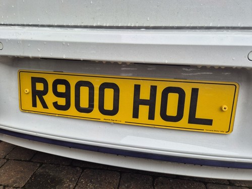 R900hol registration plate - registration,