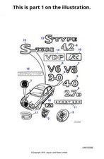 Jaguar Genuine Bonnet Badge