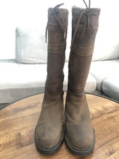 Toggi Leather Country Riding Boot Waterproof Long Leather Boots Size 40