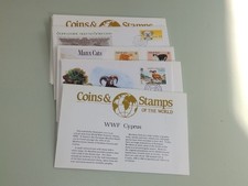 (8699) 4 WORLD COIN AND STAMP