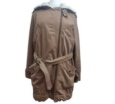 Whistles Brown Parka Coat